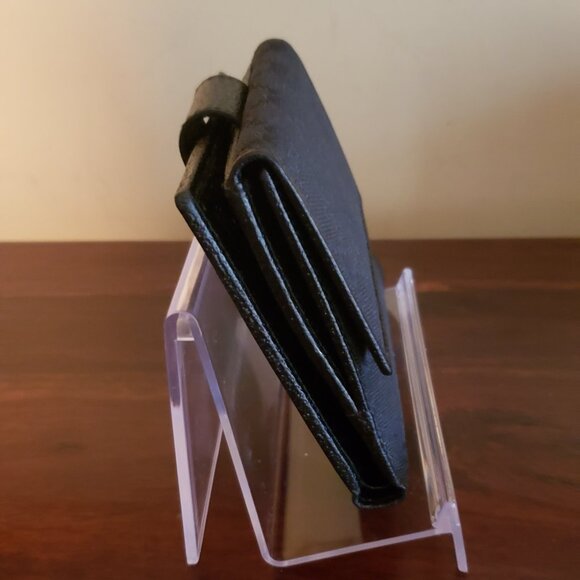 New Gucci Black Canvas Compact Wallet - Picture 5 of 15